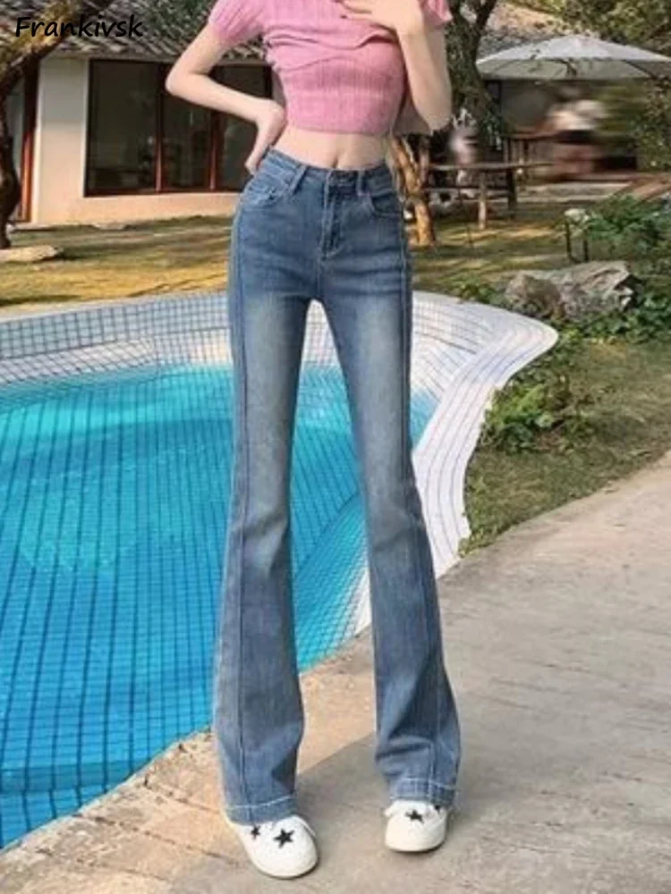 Джинсы в стиле ретро женские эластичные джинсы европейском для отдыха