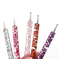 double head pen 5 pcs pointing drilling nail sequin pen rod pointing