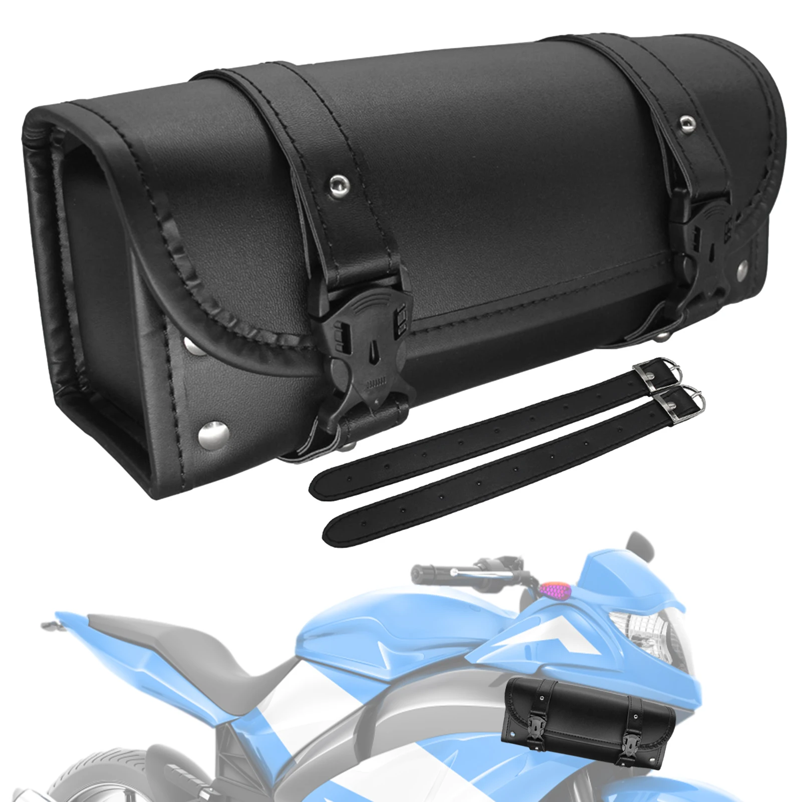

Handlebar Bag For Motorcycle Durable Motorbike Handlebar Tool Bag Universal Saddlebags Durable Motorcycle Tool Bag For Kawa-saki
