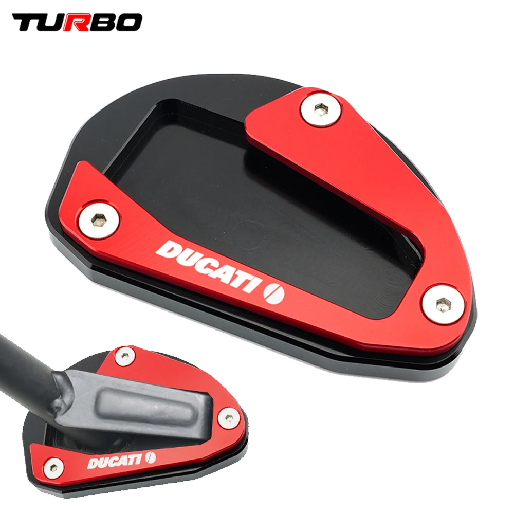 

For DUCATI Multistrada 950 1100 1200GT 1260 Multistrada 1200/Enduro/Enduro Pro 1200S CNC Kickstand Extension Plate Side Stand