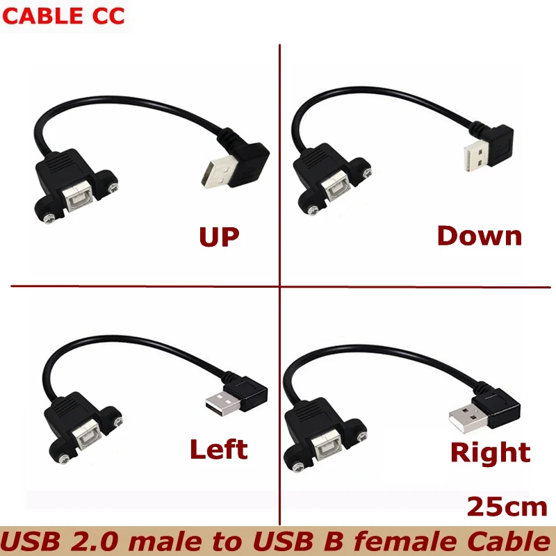 

USB 2,0 кабель для передачи данных с отверстиями для ушных винтов может зафиксировать Конверсионный кабель для подключения к компьютерному пр...