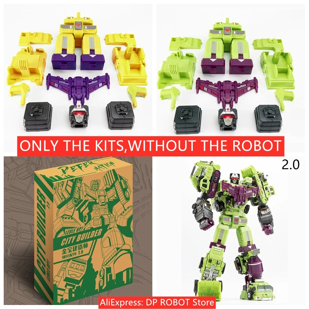 

[IN STOCK] Strengthening Kits 2.0 Upgrade Kit For Transformation JINBAO Yellow Green Devastator Action Figure Accessories