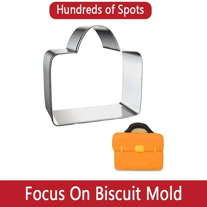 

1pc Briefcase Reposteria Cherry Blossom Stainless Steel Cookie Cutter Biscuit Mould Fondant Cake Decor Tool Cupcake Pastry Shop