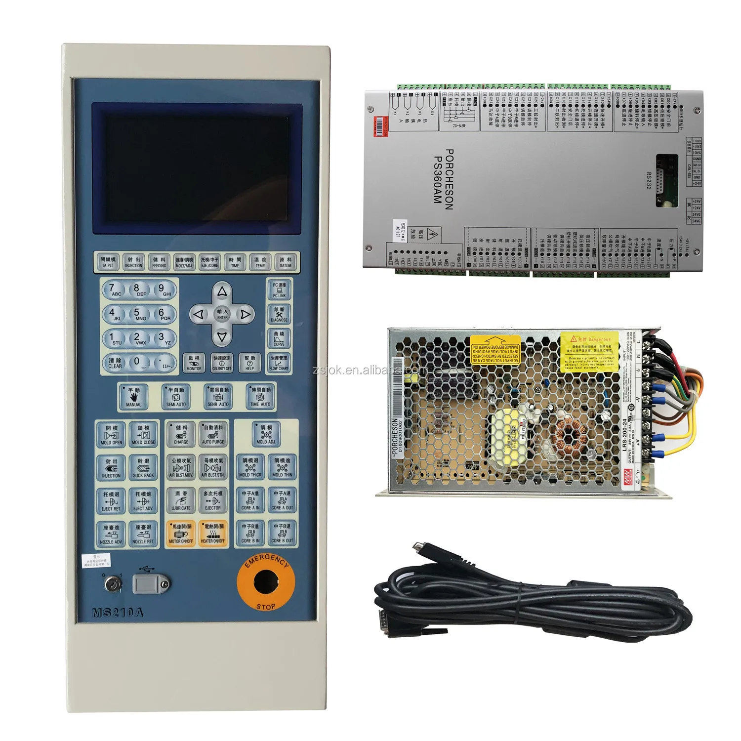 

PORCHESON PS300BM+ MK108 control system , controller PLC for vertical injection molding machine