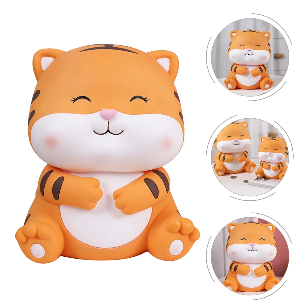 

Ceramic Piggy Bank Year The Tiger Home Saving Pot Money Desk Adornment Fashion Jar Lovely Ornament Child