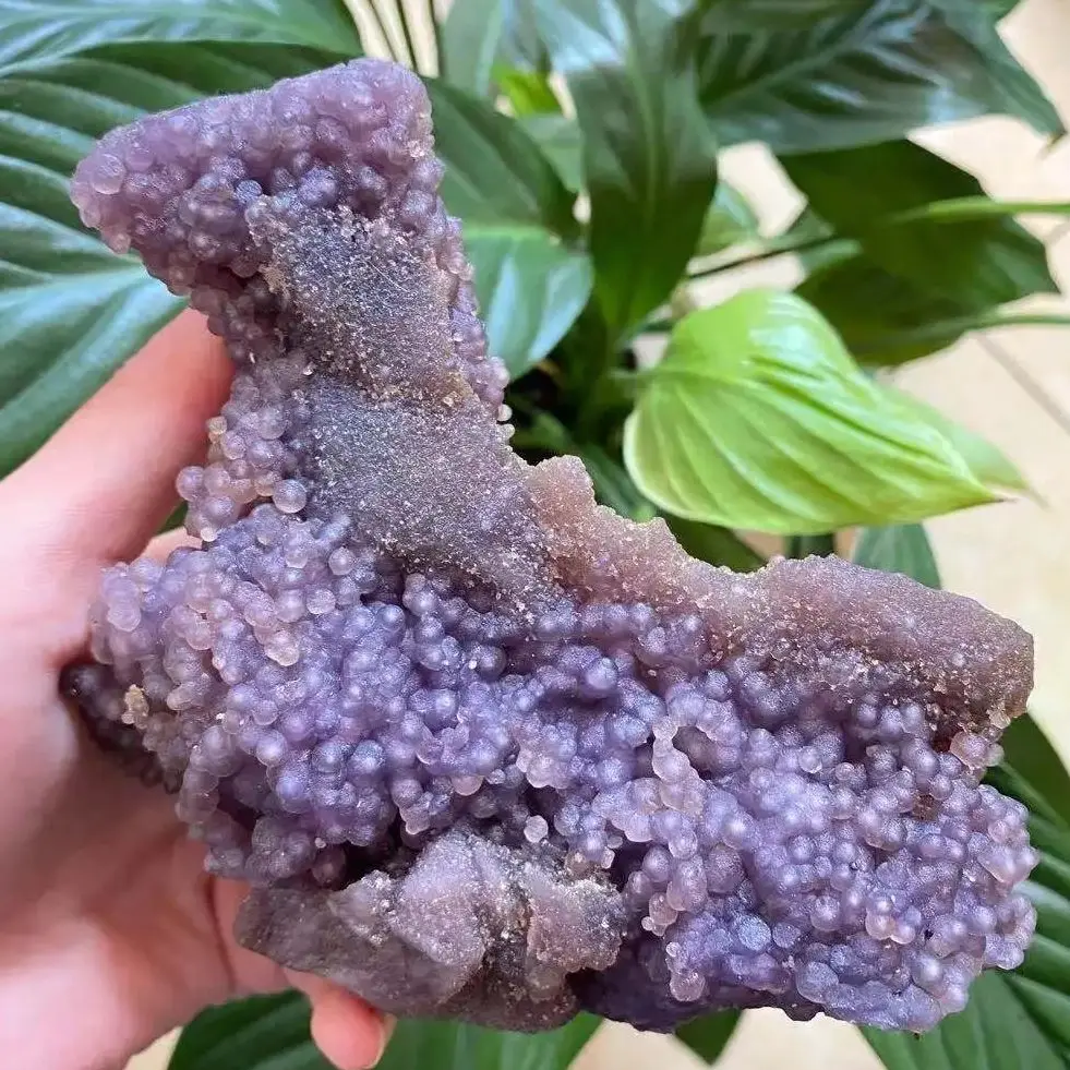 Удивительно! Камень из виноградного агата натурального качества кварцевый