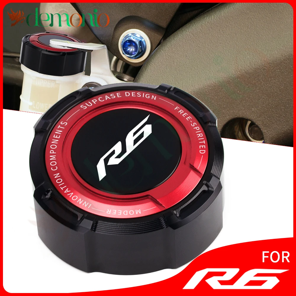 

Для YAMAHA YZF-R3 YZFR6 YZF R3 YZFR1 мотоциклетная Алюминиевая Задняя Тормозная муфта с ЧПУ Крышка Резервуара крышки 2015-2021