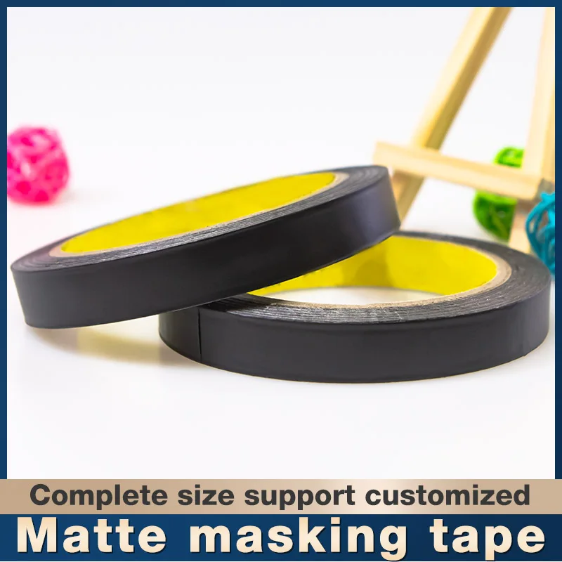 10mm*50M Black Tape Insulation Voltage Resistant Matte Shading High Temperature Resistant Tape Waterproof Tape PET Display Scree