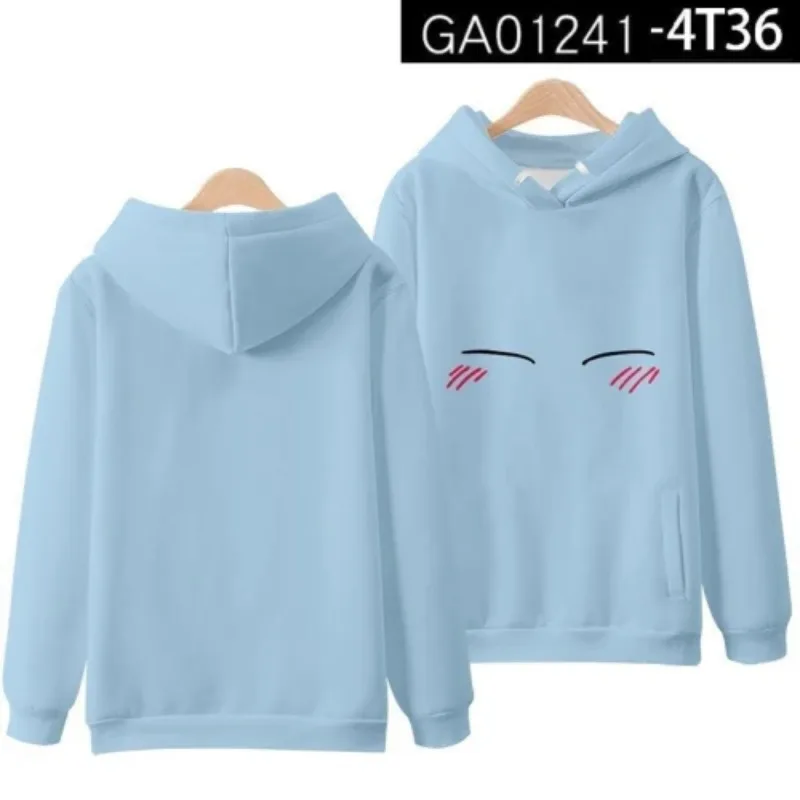 Аниме Это время я перевоплотился в слизи Rimuru Tempest толстовка с капюшоном для