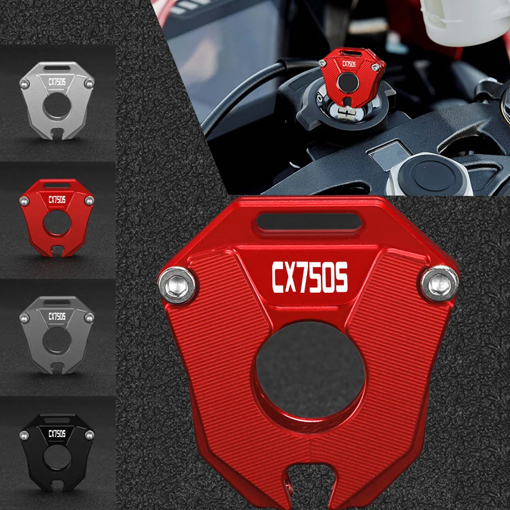 

Motorcycle CNC Alumiunm Accessories Key Cover Keychain Keyring Shell Case Protection For HONDA CX750S CX 750 S 2022 2023 2021