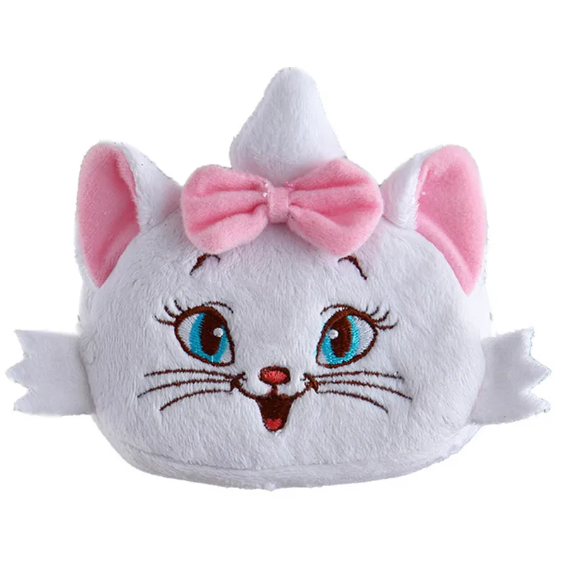 

New Kawaii Cute Anime Cat Girls Children Plush Coin Purse Case Small Wallets For Women