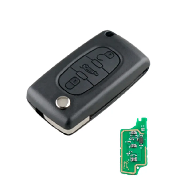 

3 Buttons Car Remote Key For peugeot 207 307 407 208 308 408 607 before 2011 Car Keys