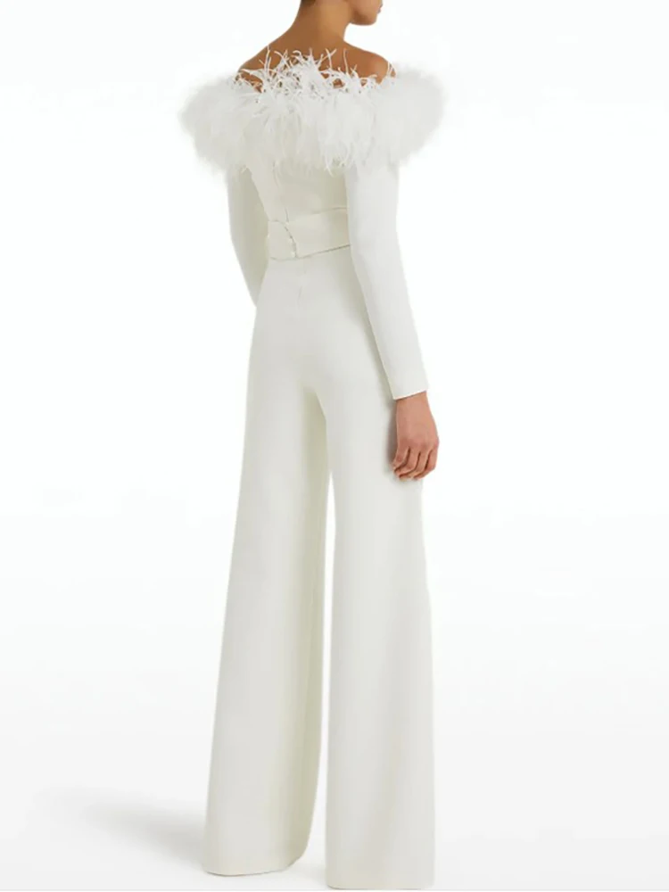 Рисунок 3 - Женский вечерний комбинезон без бретелек DEAT