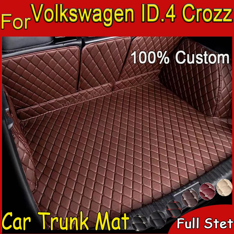 Автомобильные коврики для VW Volkswagen ID.4 Crozz 2020 2021 2022 2023 кожаный коврик багажника