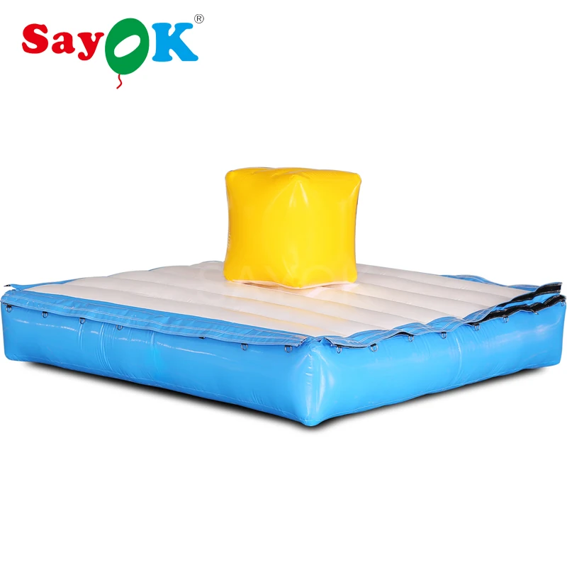 

Sayok 2m/6.6ft PVC Inflatable Floating Water Games for Pool Party, Inflatable Runway Obstacle Course Game for Swimming Pools