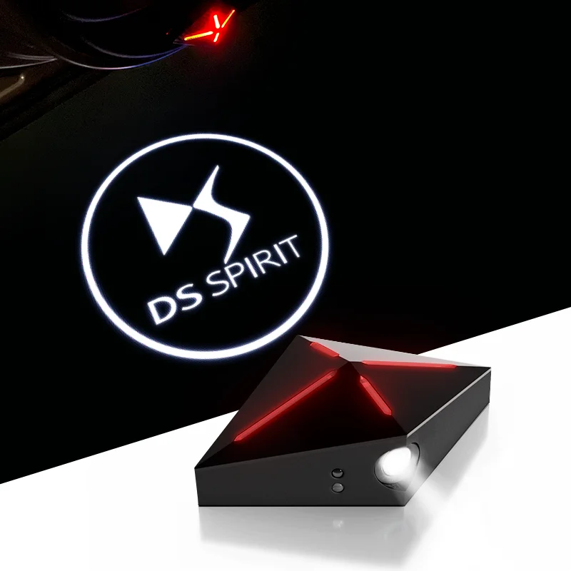 

2pcs Car door welcome warning light accessories for DS SPIRIT DS3 DS4 DS4S DS5 DS 5LS DS6 DS7 WILD RUBIS