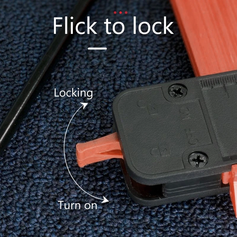 

Wider Contour Gauge with Lock Profile Tool Alloy Edge Shaping Wood Measure Ruler