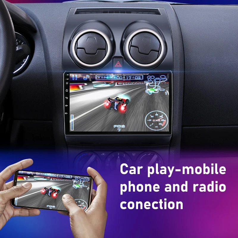 Автомобильный радиоприемник 2din Android 11 для Nissan Qashqai 1 J10 2006-2013 мультимедийный
