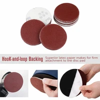 10pcsset 2 inch sanding discs pad kit for drill grinder rotary tools with backer plate includes 40 2000 grit sandpapers