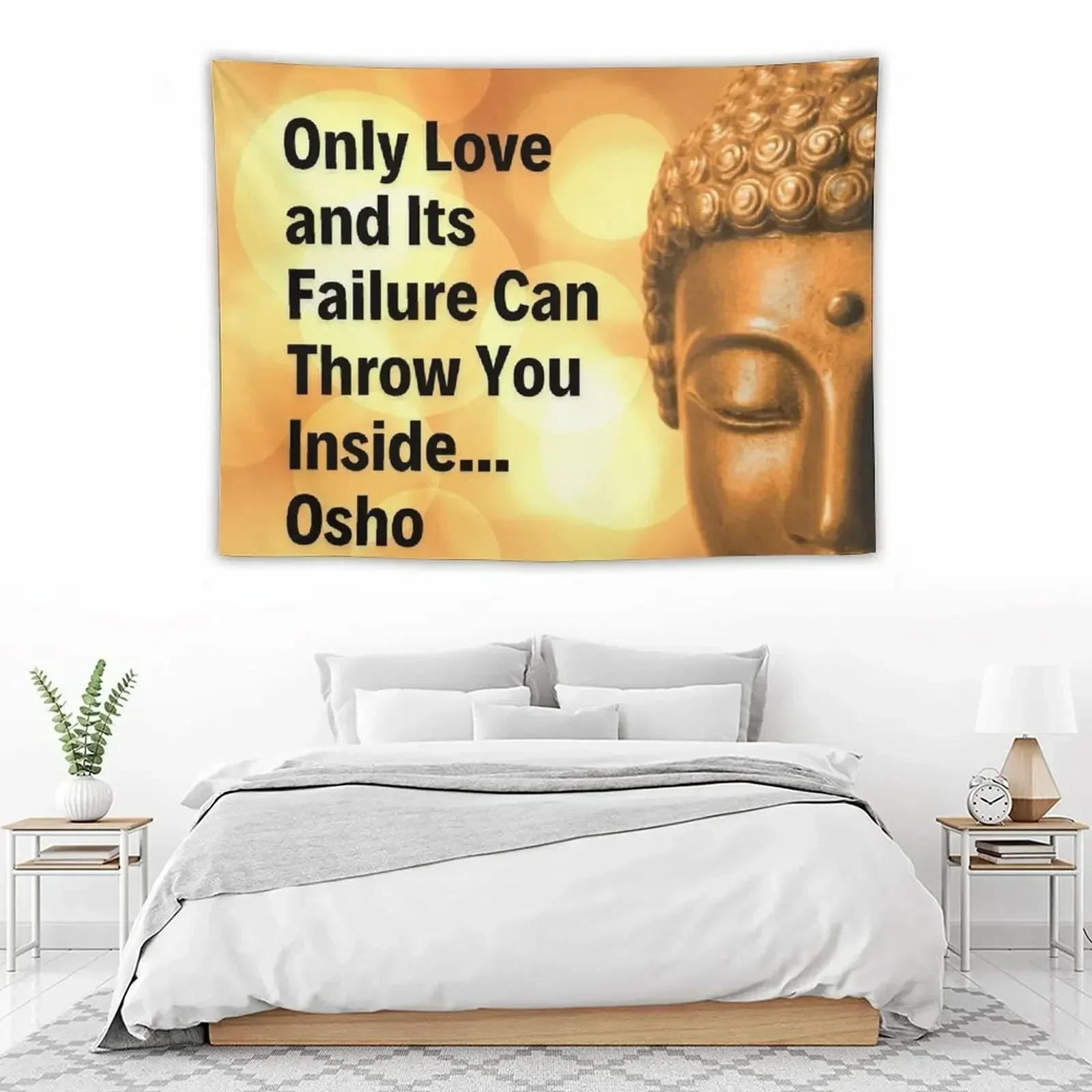 Гобелен Osho - Only Love and Its Failure Can Throw You Inside...
