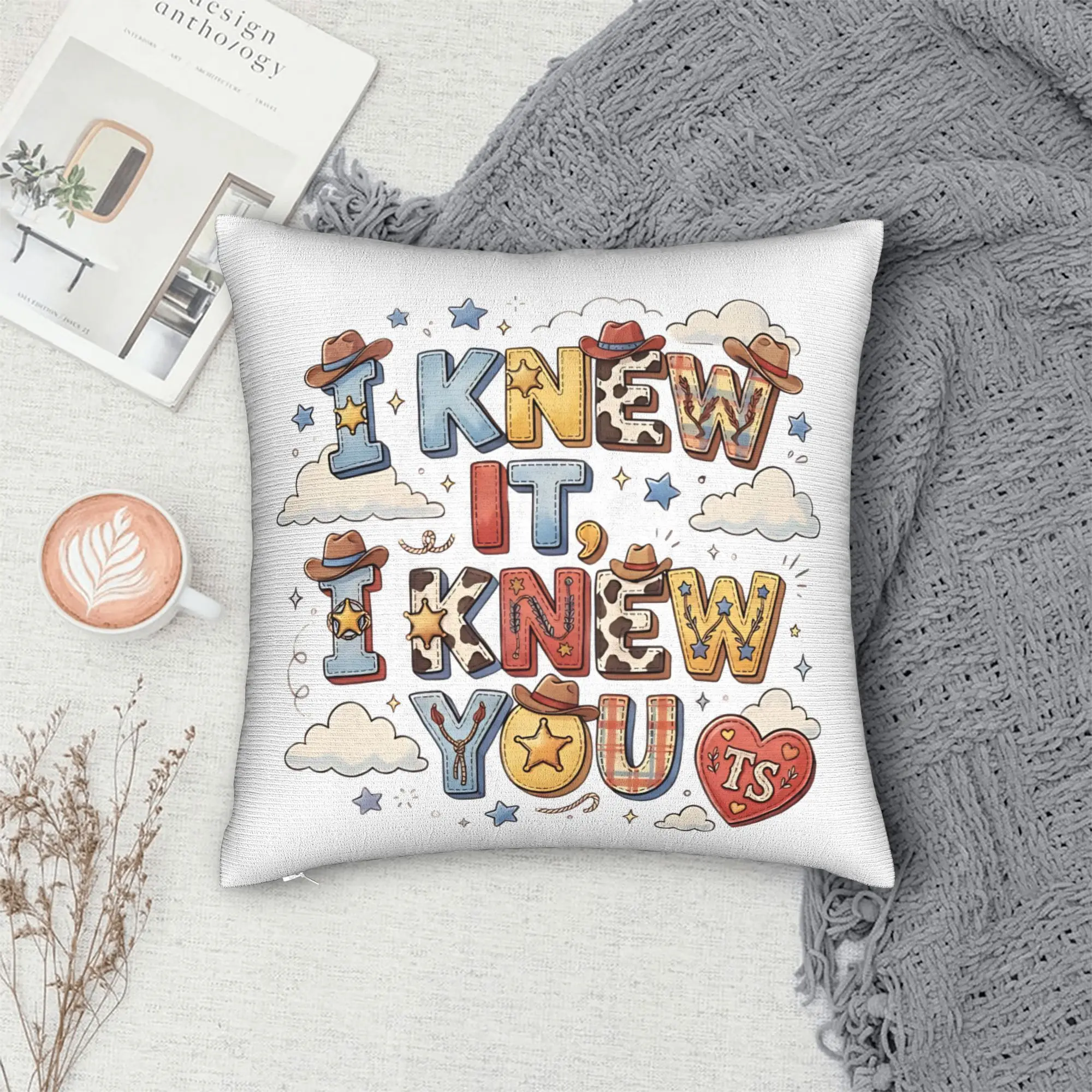 Наволочка-пародия I Knew It I Knew You Groovy, декоративная наволочка для подушки, украшение для дома, дропшиппинг (art.: 3920db8cad0a5) - 3920db8cad0a5