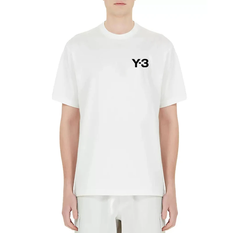 

Y3 Yohji Yamamoto T-shirt 23SS Japanese Fashion Trends Peaks Shrines Flying Birds Y-3 Sunrise Print Casual Men And Women Top
