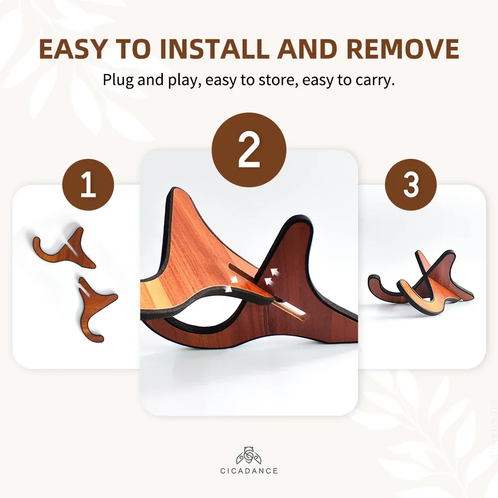 Портативный кронштейн для укулеле складная подставка нескользящий Съемный