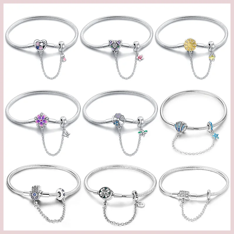 Бусина-Шарм из серебра 925 пробы для браслета