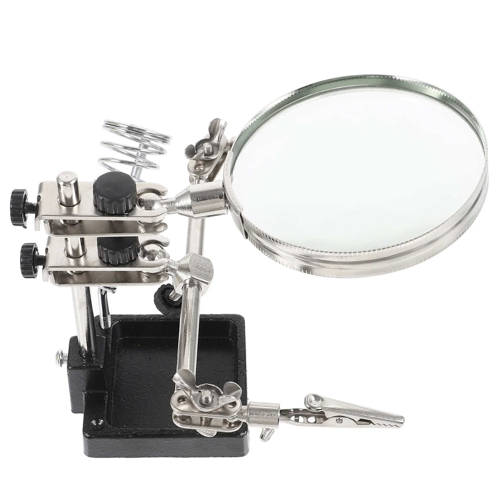 

Welding Accessory Magnifier Soldering Station Iron Stand Bracket Welchs Holder for Glass