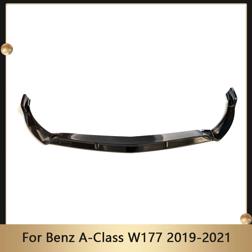 

Front Bumper Lip Auto Parts For Benz A-Class W177 2019-2021 Car Body Kit Chin Spoiler Canard Splitter Diffuser Protecter
