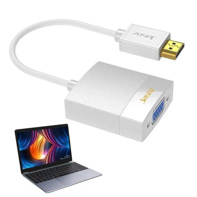 

VGA Cable Adapter Connector Copper Core Delicate Image VGA To 1080P Stable Signal Converter Less Interference Electronic
