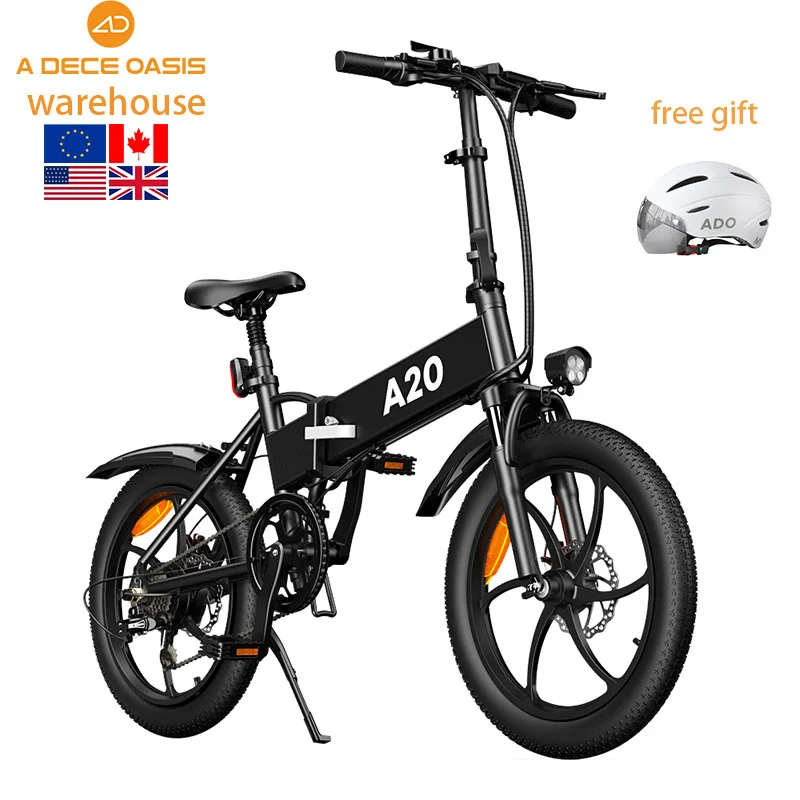 

Folding Electric Bike Exercise City Motorbike Road Bike Mountain Bicycle Ebike 350W 36V ADO A20 EU US Warehouse Free Shipping