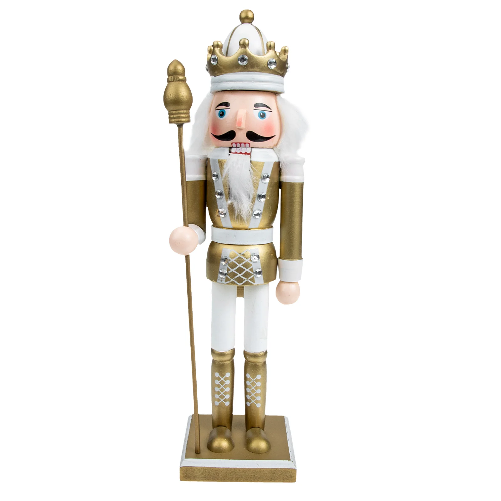 

Nutcracker Christmas Nutcrackerswooden Desktop Soldier Ornament Wood Decor Puppet Figures Craft Holiday Figurine Ornaments