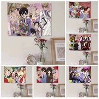 japanese anime ouran high school host club hippie wall hanging bohemian wall tapestries mandala cheap hippie wall hanging