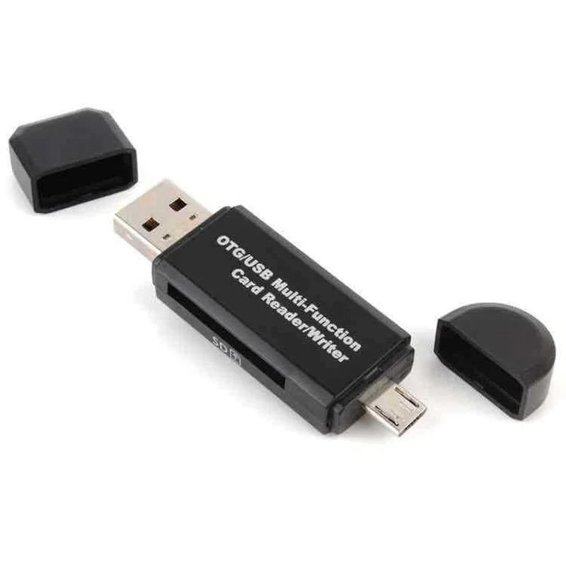 

Universal 3 in 1 Card Reader Type C & Micro USB & USB to Micro SD TF USB OTG Adapter Smart Memory Microsd Cardreader For iPad PC