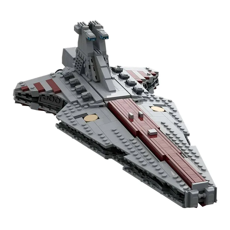 

Модель блока MOC Venator State Attack Cruiser, космический корабль, конструктор «сделай сам», игрушка для детей, лучший подарок для мальчиков, украшение дл...