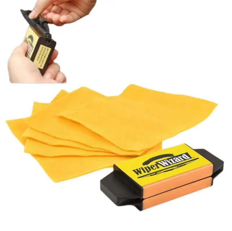 

Car Wiper Repair Tool Windshield Rubber Groove Tool Trimmer/Restorer Windshield Wiper Blade Knife To Send Clean Towel