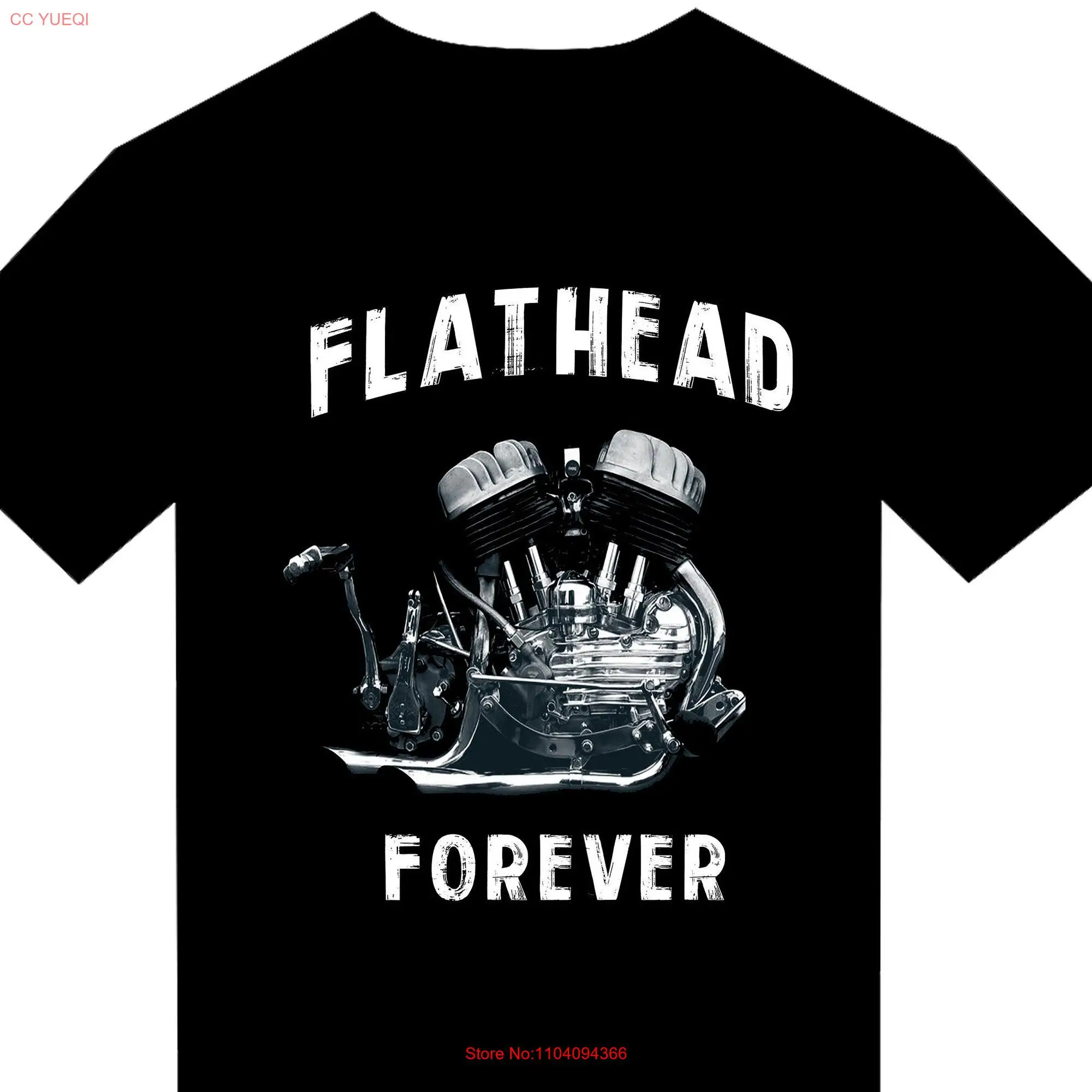 Футболка Flathead forever с длинным или коротким рукавом