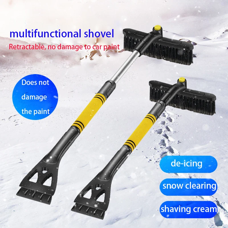 

ScalableCar Snow Shovel Multi-functional Deicing Snow Sweeping Ice Frost Scraping Brush for Vehicles Winter Snow Clearing Tools