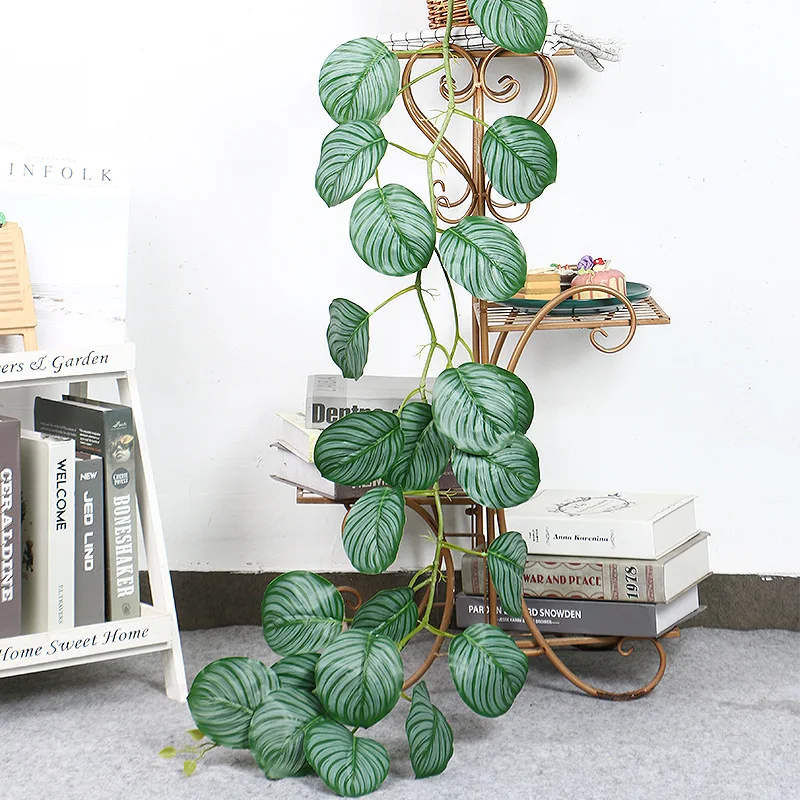 120 см-160 искусственный тигр из ротанга имитация зеленых растений искусственные