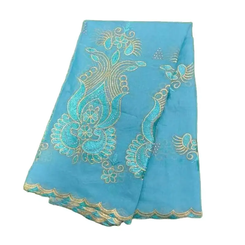 100% Cotton Scarf African Women Dubai 2*1m good quality cheap sale Fashion Muslim Women shawls Embroidery Hijab Scarf Headscarf