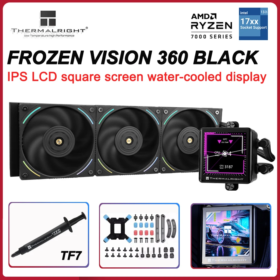 Thermalright FROZEN VISION 360 черный процессор с водяным охлаждением ...