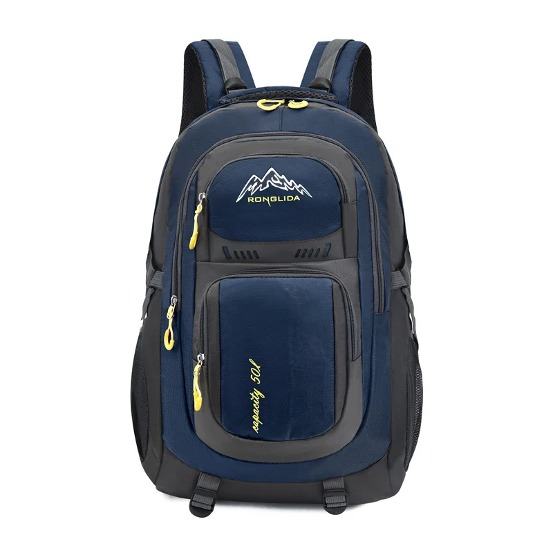 

Походный рюкзак для мужчин и женщин, вместительный Молодежный Черный ранец для активного отдыха и походов, 38 л