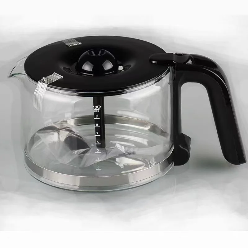 Фото Стеклянный кувшин для кофеварки, фильтр-воронка для Philips HD7761 HD7762 HD7765 HD7766 HD7767 HD7768 HD7769, детали стеклянного горшка для кофеварки №2