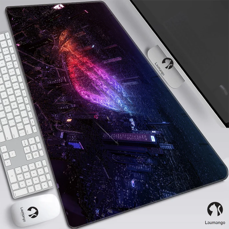 

ROG ASUS Anime Mouse Pad Speed Pc Gaming Accessories Computer Carpet Gamer Keyboard Tapis De Souris Desk Mat CSGO LOL Mousepad