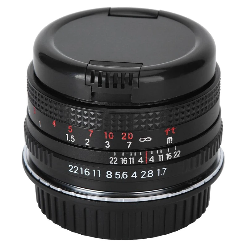 

Hot 50Mm F1.7 Manual Focus Lens For Camera, 50Mm F1.7 Full Frame Lens