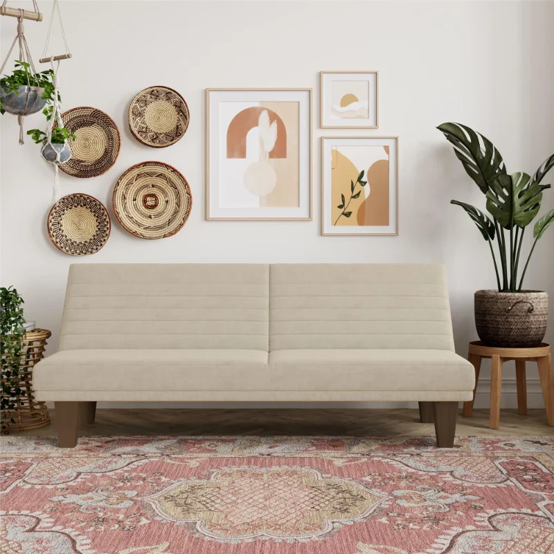 

DHP Dillan Convertible Futon, Tan furniture sofa furniture living room sets sofa