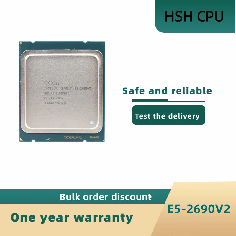 

Процессор для серверов Intel Xeon E5 2690 V2 б/у, тактовая частота 3.0 ГГц