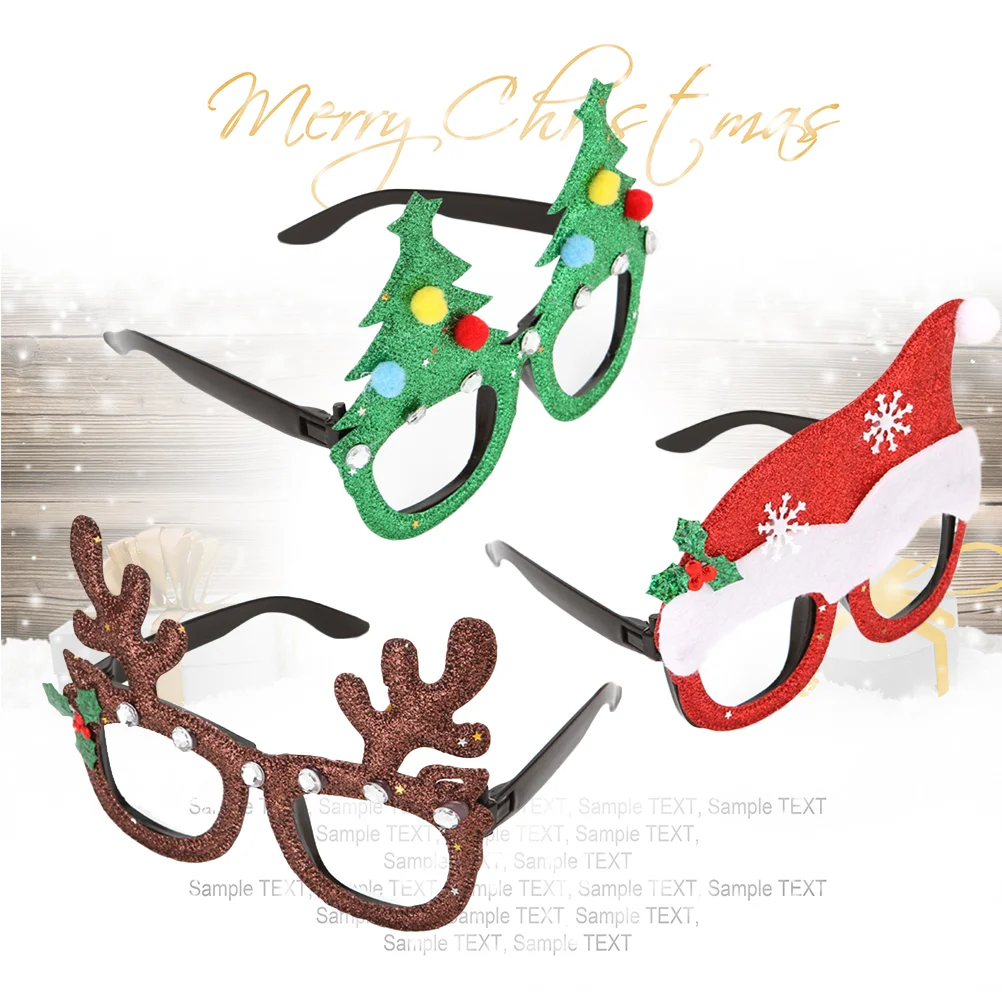 

Glasses Party Christmas Glitterkids Favors Frame Fancy Frames Eyewear Merry