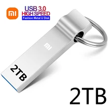 Xiaomi 2TB Metal Usb 3.0 Flash Drives High Speed Pendrive 1TB Usb Drive Portable SSD 2TB Memoria Usb Flash Disk TYPE-C Adapter